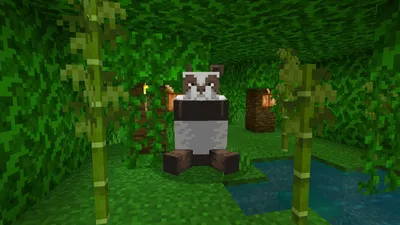 ANCRAFT on Twitter: \"В джунглях #ancraft скрывается коричневая панда #minecraft #minecraftpanda https://t.co/RbtP3lKZYs\" / Twitter картинки