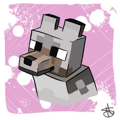 Майнкрафт Волк от rainyfurz | Minecraft wolf, Minecraft обои, Minecraft art картинки