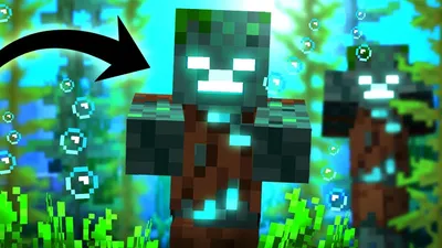 Все, что вам нужно знать о DROWNED в Minecraft! - YouTube картинки