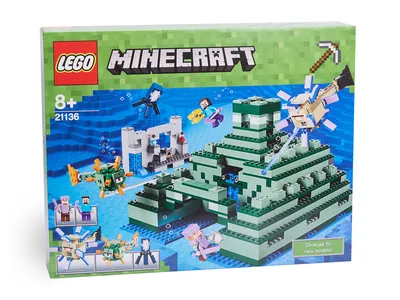 Обзор: 21136 Minecraft Памятник океану | Brickset: руководство по наборам LEGO и база данных картинки