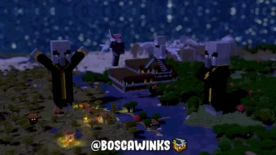 Evoker Mob Statues Карта Minecraft картинки