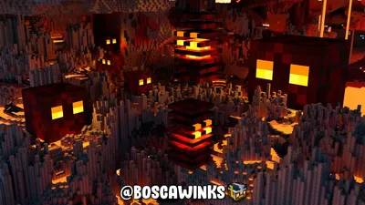 Magma Cube Mob Statues Карта Minecraft картинки