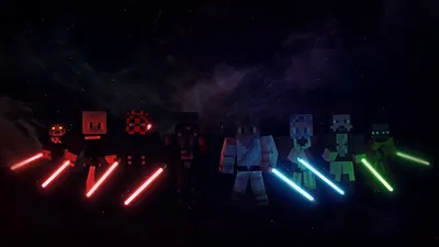 Minecraft Star Wars Wallpapers - Топ бесплатных фонов Minecraft Star Wars картинки