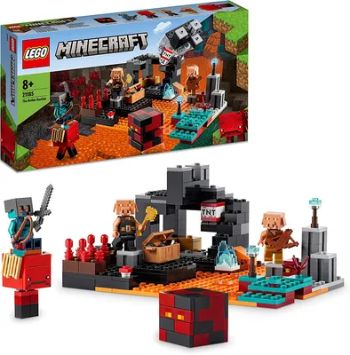 LEGO 21185 Minecraft The Netherbastion Action Toy с фигурками, включая Пиглина, набор для мальчиков и девочек от 8 лет: Amazon.de: Toys картинки