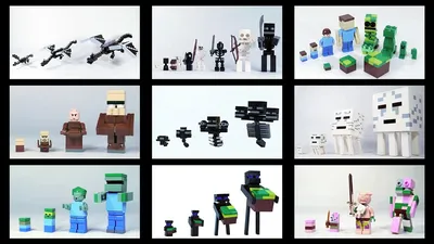 Как построить: LEGO Minecraft Spiders & Spider Jockey — видео Dailymotion картинки