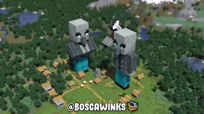 Карта Vindicator Mob Statues для Minecraft картинки