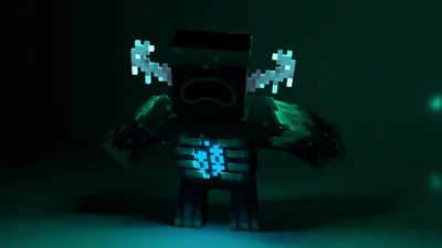 ArtStation - Minecraft Warden 3D Модель картинки