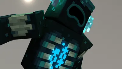 ArtStation - Minecraft Warden 3D Модель картинки