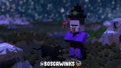 Карта Witch Mob Statue для Minecraft картинки