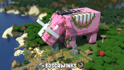 Zoglin Mob Statue Карта Minecraft картинки