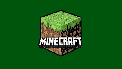 Обои с логотипом Minecraft картинки