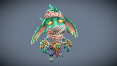 Амуму Визуальное обновление Riot Creative Contest 2017 - 3D-модель от AndresCastaneda (@AndresCasta) [079d1ec] картинки