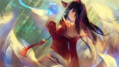 Обои для рабочего стола Ahri League Of Legends, Hd Image, Picture, Background, Fm3jcw картинки