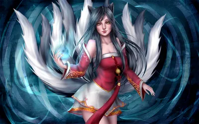 ID обоев: 56215 / ahri, Лига легенд, Игры, Фэнтезийные девушки, HD, Произведение искусства, Deviantart скачать бесплатно картинки