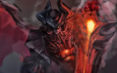 Скачать обои Aatrox, темнота, MOBA, воин, League of Legends, artwork, Aatrox League of Legends для монитора с разрешением 1920x1200. Высококачественные обои HD картинки картинки