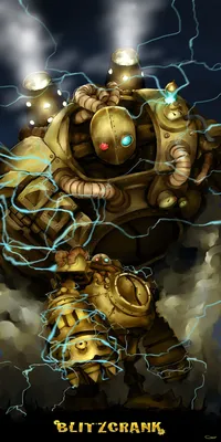 Blitzcrank, Большой паровой голем от DarrenGeers | лига легенд, лол лига легенд, персонажи лиги легенд картинки