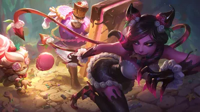 Sugar Rush Ziggs Braum Evelynn Обои LOL – LVGames.net Обои картинки