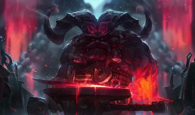 Скин Big Bad Warwick - League of Legends Wallpapers картинки