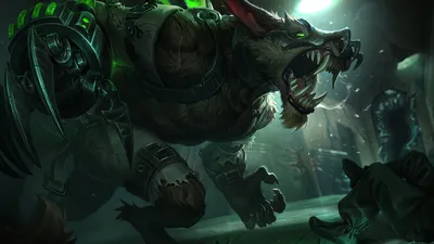 361370 Feral Warwick LoL Splash Art League of Legends lol 4k - Rare Gallery HD Wallpapers картинки