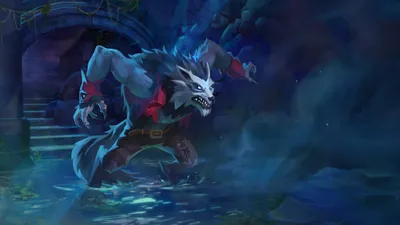 Tundra Hunter Warwick Skin - Китайский - League of Legends Wallpapers картинки