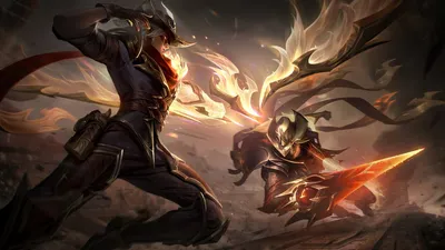 LOL High Noon Varus Talon Skin Splash Art PC Desktop 8K 4K Wallpaper \ u0026 Artwork картинки