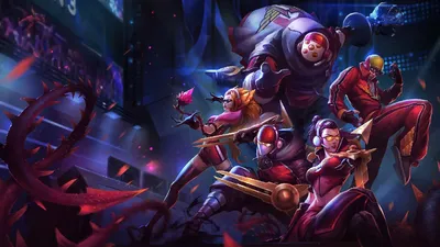 SKT T1 Zed Vayne Zyra Lee Sin Jax Wallpaper LOL – LVGames.net Wallpaper картинки