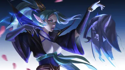 393796 vayne, spirit blossom, искусство, лол, искусство, лига легенд, игра, 4k, ПК - Rare Gallery HD Wallpapers картинки