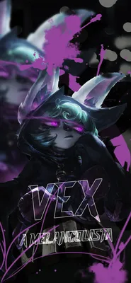 Обои ID: 358979 / Видеоигра League Of Legends Телефон Обои, Vex ( League Of Legends ), 1080x2340 скачать бесплатно картинки