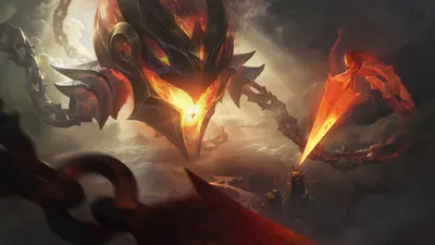 XiaoGuang Sun - League of Legends - Infernal Velkoz картинки