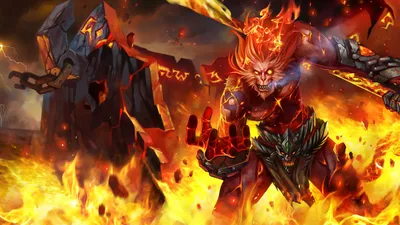 Вулканический Вуконг LoL Splash Art League of Legends Вуконг, лига легенд | Лига легенд видео, Лига легенд, Король обезьян картинки