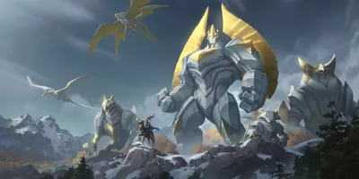 Galio Art Level 1 & u0026 2 - Legends of Runeterra : r/galiomains картинки