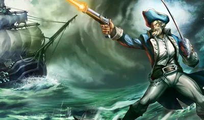 Minuteman Gangplank Skin - Обои для рабочего стола League of Legends картинки