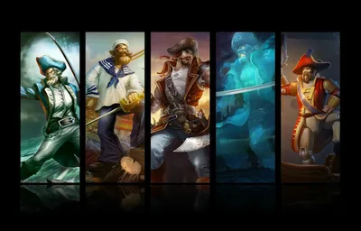 Gangplank (League Of Legends) обои HD для рабочего стола картинки