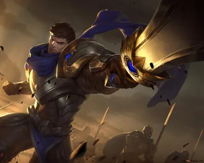 Knight King 'Garen' (Legends of Runeterra) - League of Legends (LOL) 4K Wallpaper eroflueden картинки