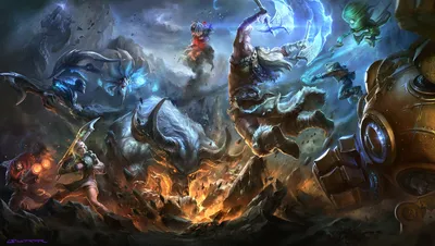 Художественные обои League of Legends - лучшие бесплатные фоновые изображения League of Legends Art картинки