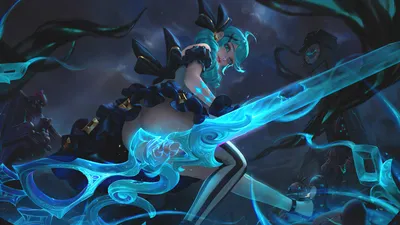 Gwen League of Legends Art Wallpaper 4k Ultra HD ID:10809 картинки