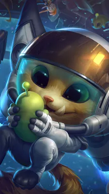 Обои ID: 447933 / Видеоигра League Of Legends Телефон Обои, Gnar ( League Of Legends ), 720x1280 скачать бесплатно картинки