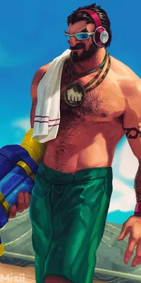 Mizii : Wallpapers Pool Party Graves Heimerdinger Jarvan... картинки