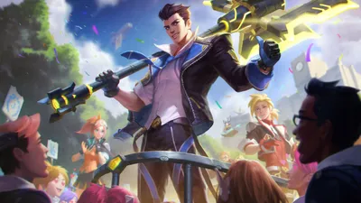 Battle Academia Jayce Splash Art LoL 4K Обои #74 картинки