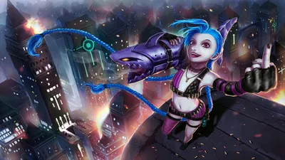 370+ Jinx (League Of Legends) HD обои и Hintergründe картинки