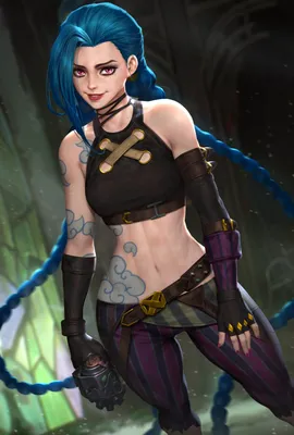 Обои Jinx League Of Legends, Тайный картинки