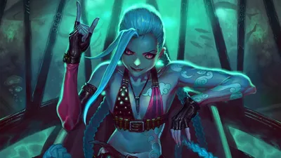 Jinx League of Legends Wallpapers - Лучшие бесплатные обои Jinx League of Legends картинки