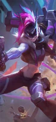 Лучшие Jinx League of Legends iPhone SE HD Wallpapers - iLikeWallpaper картинки