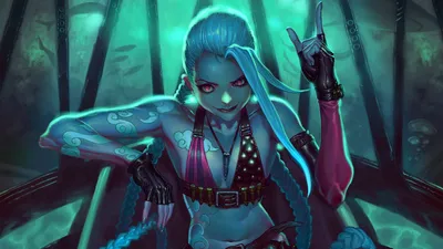 370+ Jinx (League Of Legends) HD обои и Hintergründe картинки