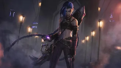 Arcane Jinx League Of Legends Live Wallpaper - WallpaperWaifu картинки