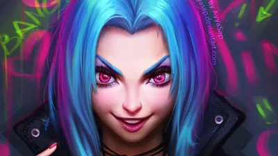 ID обоев: 73698 / jinx лига легенд, Лига легенд, Игры, HD, Deviantart скачать бесплатно картинки