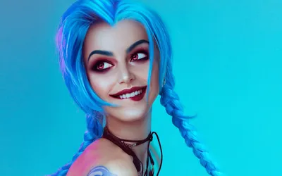 Jinx Wallpaper 4K, League of Legends, Graphics CGI, #967 картинки