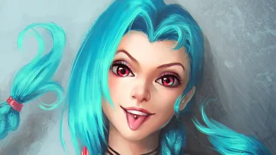 Jinx (League Of Legends), Лига Легенд Обои HD / Обои для рабочего стола и мобильного телефона картинки