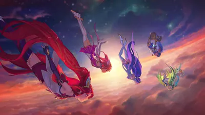 1440x900 Lux Janna Poppy Jinx Lulu League Of Legends Star Guardian 4k 1440x900 Разрешение HD 4k Обои, изображения, фоны, фото и картинки картинки