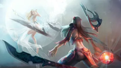 222763 1920x1080 Жанна (League Of Legends) - Rare Gallery HD Wallpapers картинки